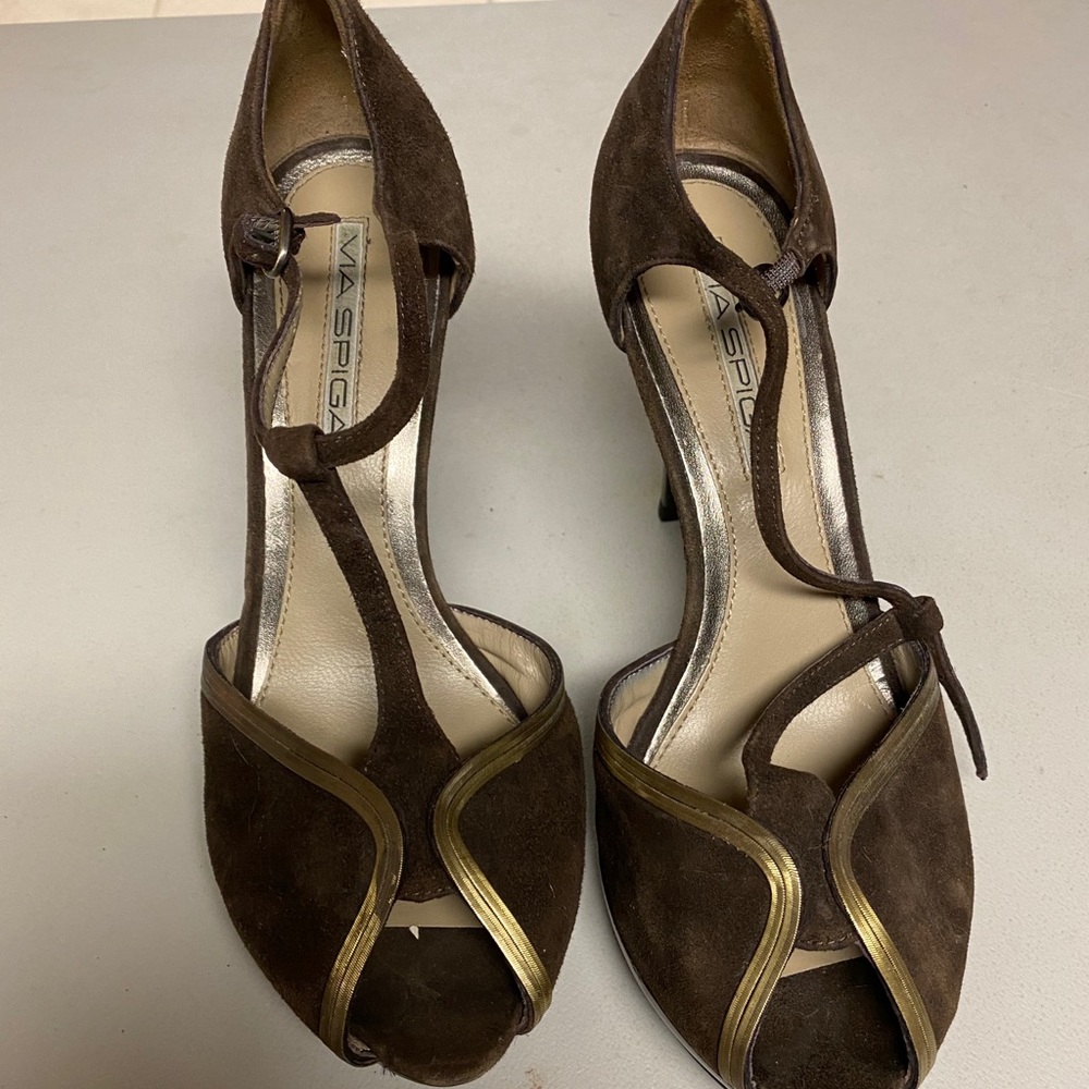 Via Spiga Open Toe Heels